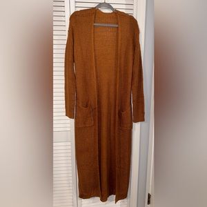 Women’s Long Sleeve Long Knit Cardigan